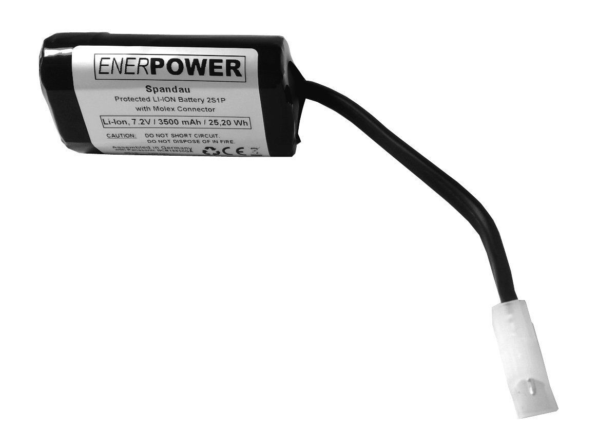 Enerpower batería cruz montaña 7,2v-7 4v Li-ion 8400 mah LED con & sin cargador
